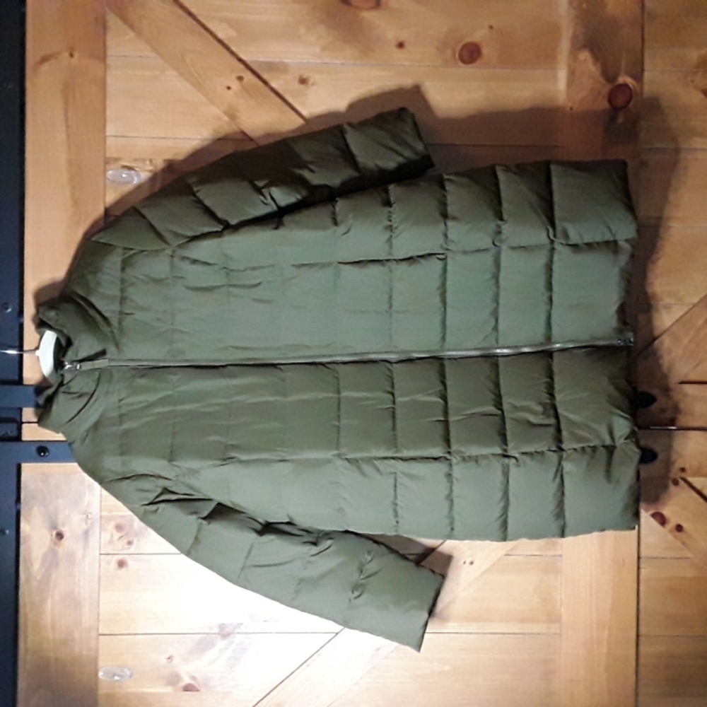 Lands' End Polyester Shell/Down Filled Jacket With Removable Hood 2X 20W-22W